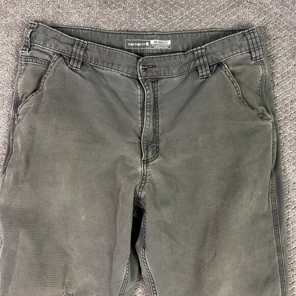 Carhartt Rugged Flex Relaxed Fit Canvas Work Pants Mens 36 x 32 Measures 35 x 29 - Picture 4 of 15